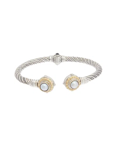 Konstantino Hermione 18k & Silver Garnet & Pearl Bracelet In Multi