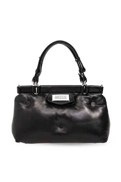 Maison Margiela Glam Slam Small Top Handle Bag In Black