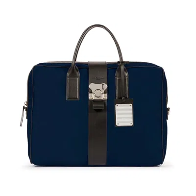 Fpm Butterfly Pc Briefcase In Blue