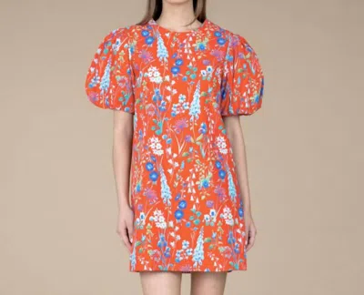 Olivia James The Label The Louisa Dress In Calypso Sunset In Multi