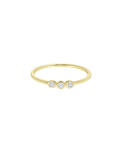 Ron Hami 14k 0.10 Ct. Tw. Diamond Stackable Ring In Silver