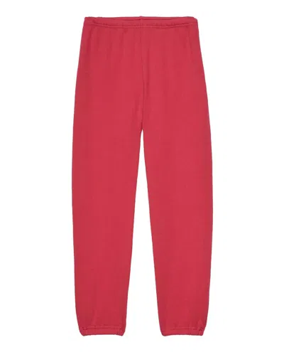The Great The Stadium Sweatpant In Gemstone In Red