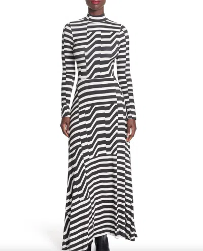 Corey Lynn Calter Madison Dress In Blk/wht In Multi
