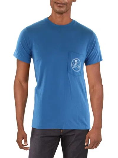 Salt Life Mens Crewneck Casual Graphic T-shirt In Blue