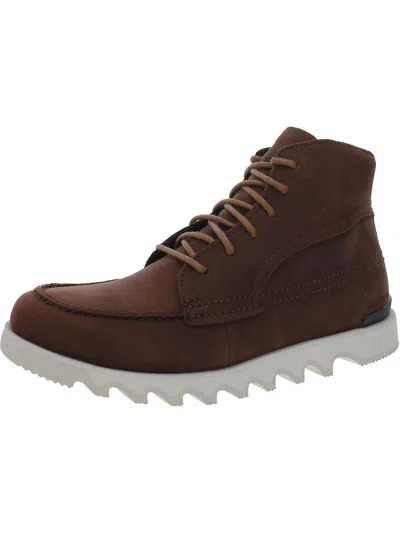 Sorel Kezar Mens Leather Chukka Boots In Brown