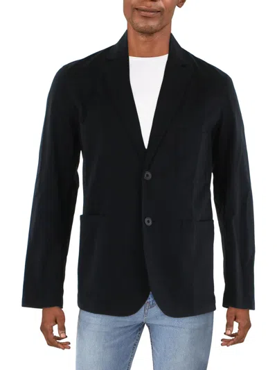 Calvin Klein Mens Long Sleeve Business Sportcoat In Black