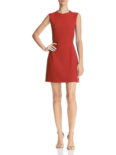 French Connection Womens Sleeveless Layering Sheath Dress In Pink