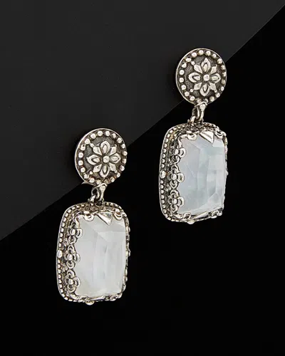 Konstantino Aura Silver 6.00 Ct. Tw. Gemstone Doublet Earrings In Multi