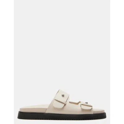 Steve Madden Mariel Brown Leather In White