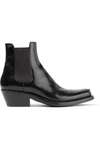 CALVIN KLEIN 205W39NYC CLAIRE LEATHER ANKLE BOOTS