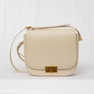 Pre-owned Saint Laurent Cream Betty Medium Leather Shoulder Bag