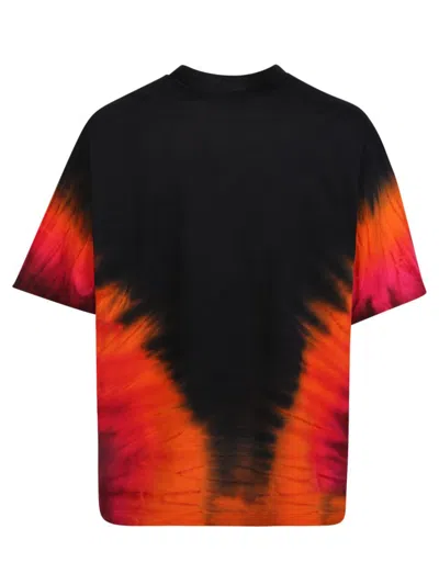 Dsquared2 T-shirt "d2 Flame" In Multicolour