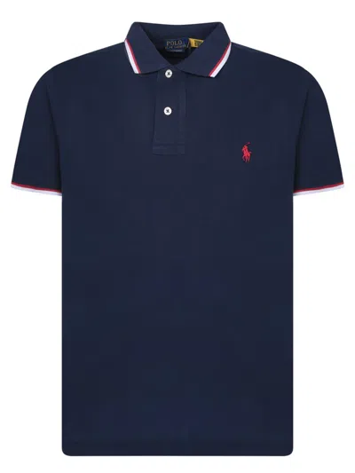 Polo Ralph Lauren Pony Embroidered Polo Shirt In Navy