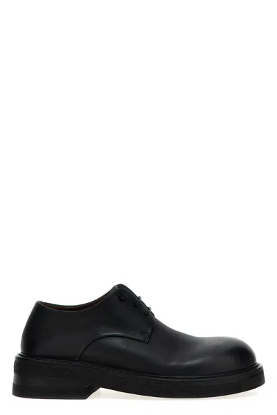 Marsèll Gommello Leather Derby Shoes In Black