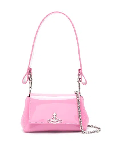 Vivienne Westwood Small Hazel Shoulder Bag In Pink