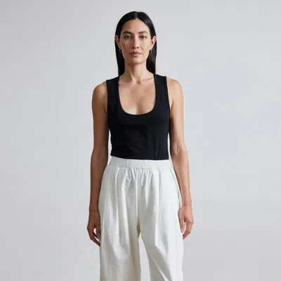 Apiece Apart + Net Sustain Spa Pleated Organic Cotton-poplin Wide-leg Trousers In White