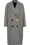 PETAR PETROV DOUBLE-BREASTED HOUNDSTOOTH WOOL COAT