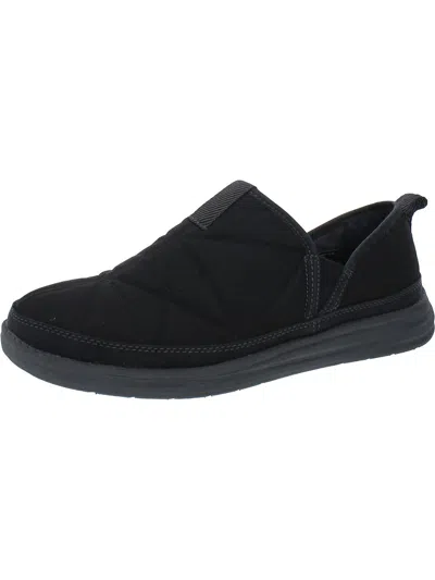 Dockers Mens Canvas Slip-on Shoes In Black