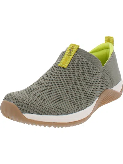 Ryka Echo Ease Womens Fitness Lifestyle Slip-on Sneakers In Grey