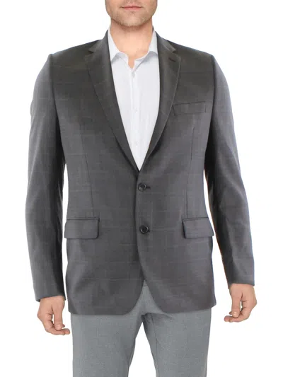Lauren Ralph Lauren Mens Classic Fit Long Sleeve Suit Jacket In Grey