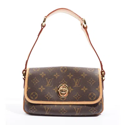 Pre-owned Louis Vuitton Tikal Pm Monogram Coated Canvas Shoulder Bag In Brown