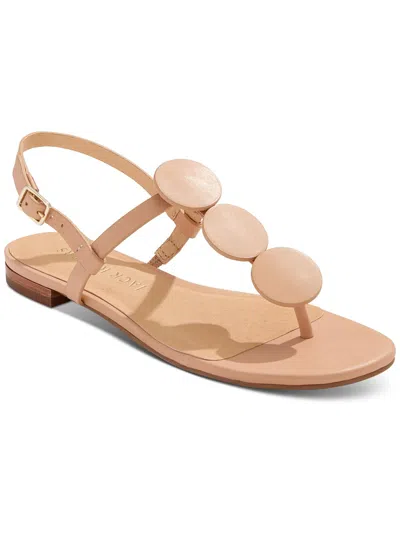 Jack Rogers Worth Flat Sandal Womens Leather Thong Sandals In Beige