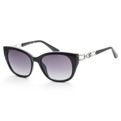 Guess Women's 55mm Shiny Sunglasses Gu7562-01b-55 In Purple