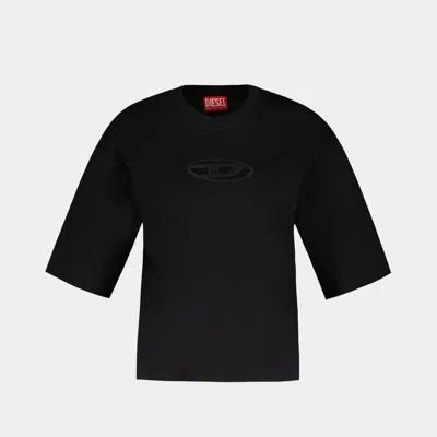 Diesel T-shirt In Black Cotton