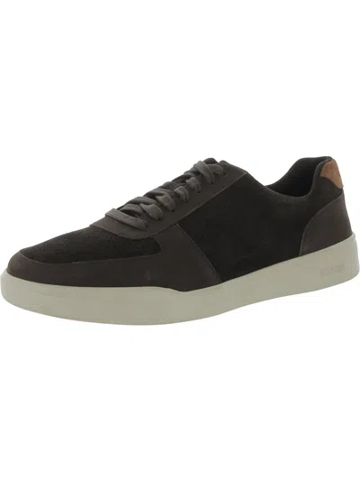 Cole Haan Mens Faux Suede Faux Suede Casual And Fashion Sneakers In Black