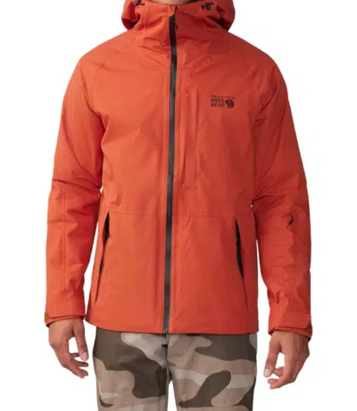 Mountain Hardwear Men's Firefall 2 Jacket In Dark Copper In Orange