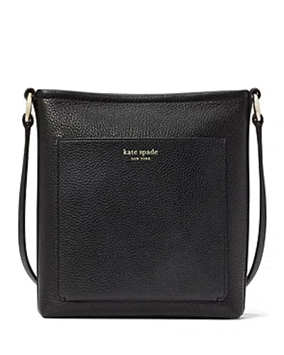 Kate Spade New York Ava Pebbled Leather Swingpack In Black