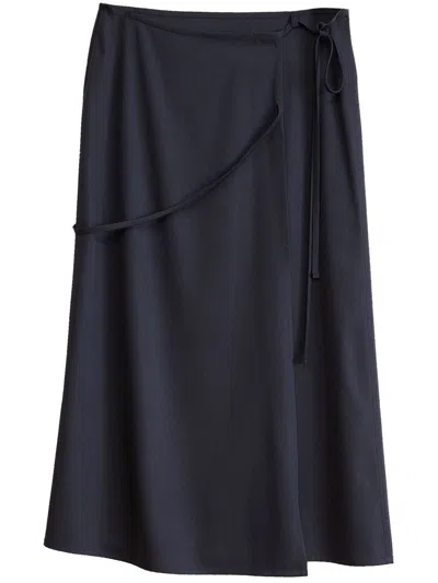 Lemaire Light Tailored Skirt Clothing In Black
