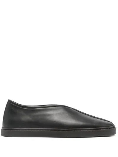 Lemaire Piped Sneakers Shoes In Black