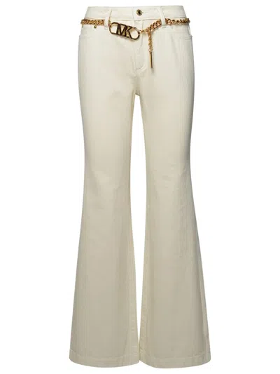 Michael Kors Ivory Cotton Jeans