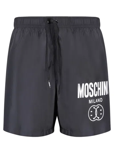 Moschino Swimwear In Black