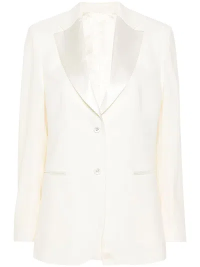 Officine Generale Officine Générale W Giovanni Jkt Itl Virgin Wo Clothing In White