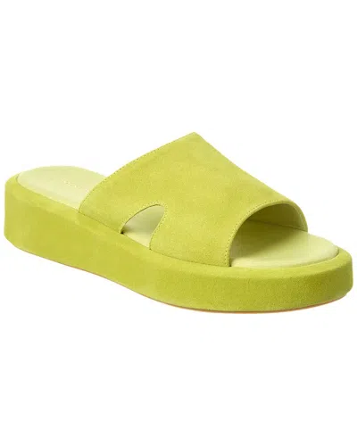 Intentionally Blank Ina Suede Sandal In Green