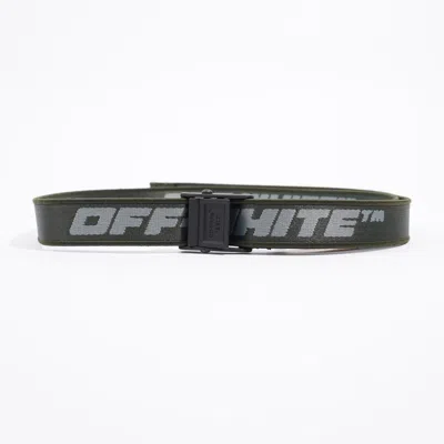 Off-white Offindustrial Belt Fabric In Black