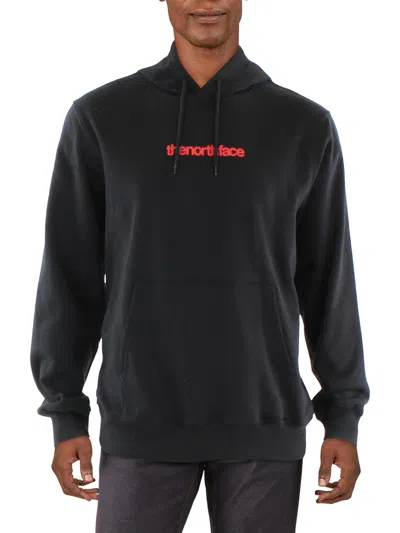The North Face Mens Graphic Logo Hoodie In Black