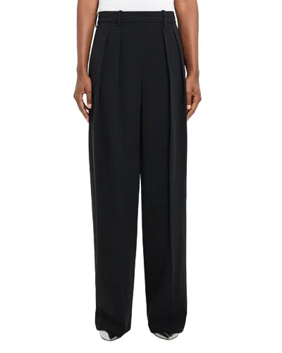 Theory Double Pleats Pant In Black