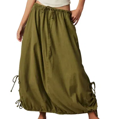 Free People Picture Perfect Parachute Skirt In Avocado Tree In Green