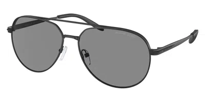 Michael Kors Men's Highlands 60mm Matte Sunglasses Mk1142-10043f-60 In Grey