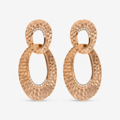 Piero Milano 18k Rose Gold, Diamond 0.29ct. Tw. Drop Earrings M5011rb5