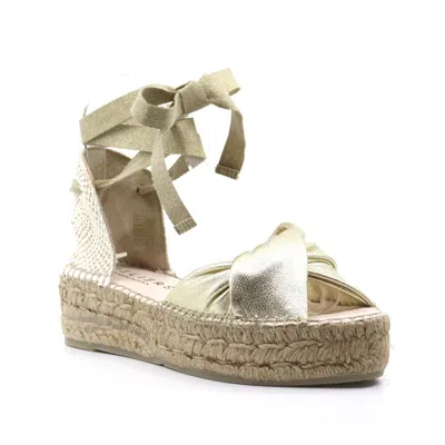 Ateliers Women's Madrid Platforms In Platino In Gold