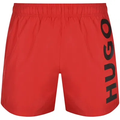 Hugo Abas Swim Shorts Red