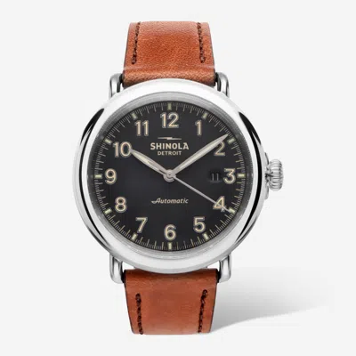 Shinola The Runwell Stainless Steel Men's Automatic Watch In Silver