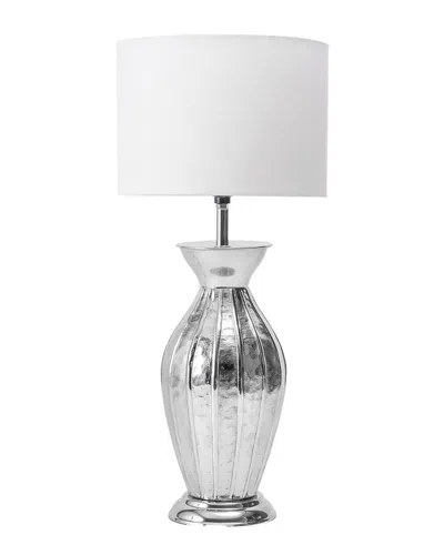 Nuloom Gardner Iron Table Lamp In Silver