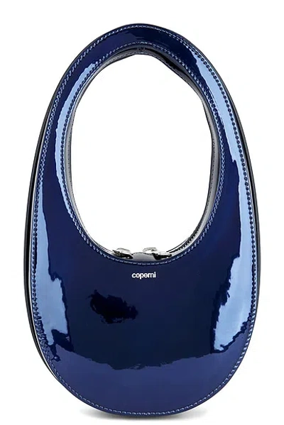 Coperni Swipe Mini Bag In Blue