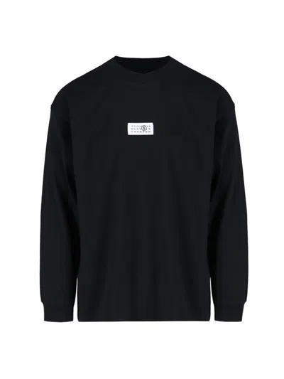 Mm6 Maison Margiela T-shirts And Polos In Black