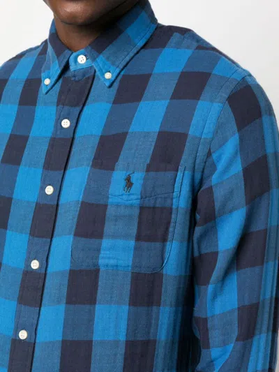 Polo Ralph Lauren Sport Shirt Clothing In Blue